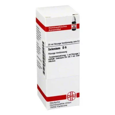 SELENIUM D 6 Diluição, 20 ml SELENIUM D 6 Diluição, 20 ml