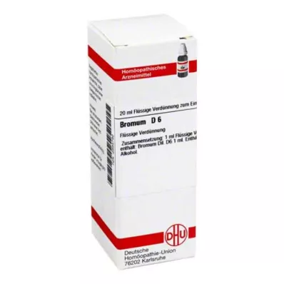 BROMUM D 6 Diluição, 20 ml