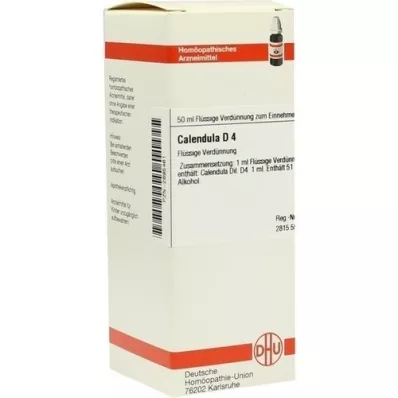 CALENDULA Diluição D4, 50 ml CALENDULA Diluição D4, 50 ml
