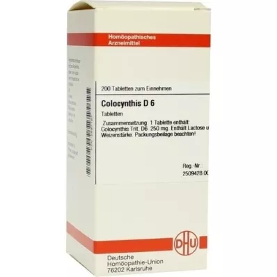 COLOCYNTHIS D 6 comprimidos, 200 unidades