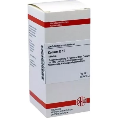 CONIUM D 12 comprimidos, 200 unidades