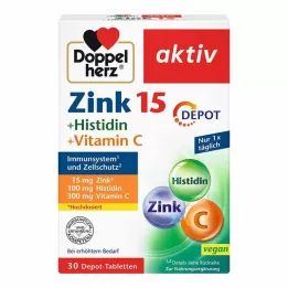 DOPPELHERZ Comprimidos de depósito de zinco+histidina ativos, 30 unidades