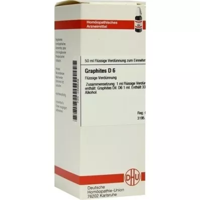 GRAPHITES Diluição D 6, 50 ml GRAPHITES Diluição D 6, 50 ml