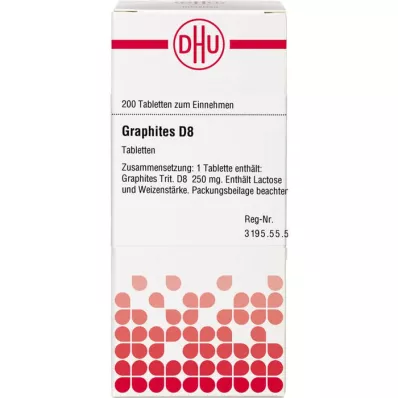 GRAPHITES D 8 comprimidos, 200 unidades