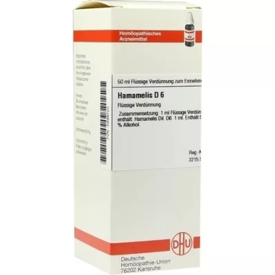 HAMAMELIS Diluição D 6, 50 ml HAMAMELIS Diluição D 6, 50 ml