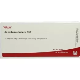 ACONITUM E tubere D 30 ampolas, 10X1 ml