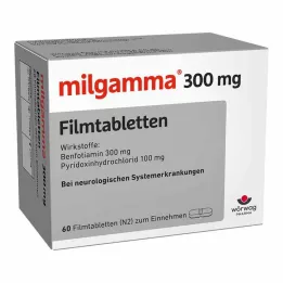MILGAMMA Comprimidos revestidos por película de 300 mg, 60 unidades