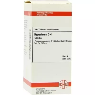 HYPERICUM D 4 comprimidos, 200 unidades