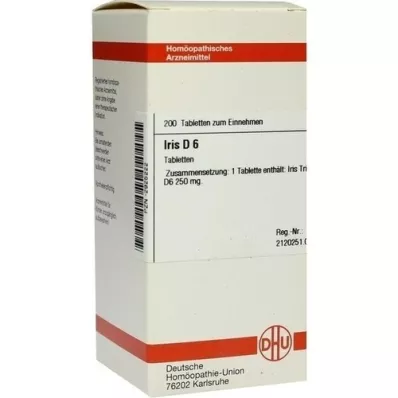 IRIS D 6 comprimidos, 200 unidades