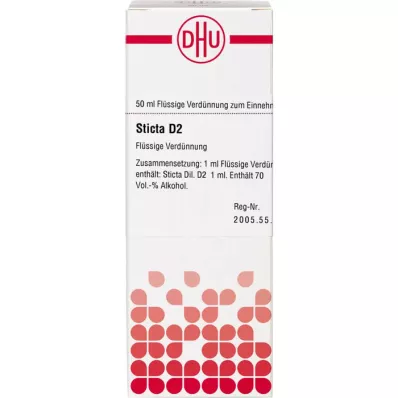 STICTA Diluição D 2, 50 ml STICTA Diluição D 2, 50 ml