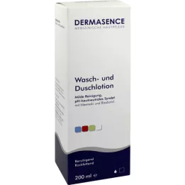 DERMASENCE Loção de banho e banho, 200 ml