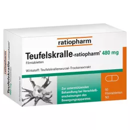 TEUFELSKRALLE-RATIOPHARM Comprimidos revestidos por película, 50 unidades