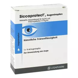 SICCAPROTECT Colírio, 3X10 ml