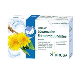 SIDROGA Sacos de filtro para chá de dente-de-leão, 20X1,5 g