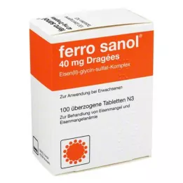 FERRO SANOL comprimidos revestidos, 100 unidades