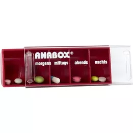 ANABOX Caixa diurna vermelha, 1 un