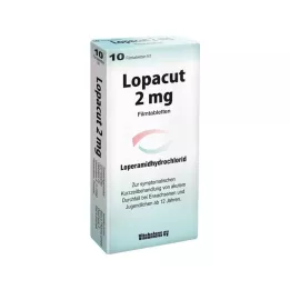LOPACUT Comprimidos revestidos por película de 2 mg, 10 unidades