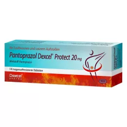 PANTOPRAZOL Dexcel Protect 20 mg comprimidos gastrorresistentes, 14 unidades
