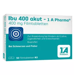IBU 400 comprimidos revestidos por película de akut-1A Pharma, 50 unidades