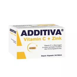 ADDITIVA Cápsulas de vitamina C Depot 300 mg, 60 unidades