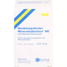 NEUKÖNIGSFÖRDER Comprimidos minerais NE, 200 unid