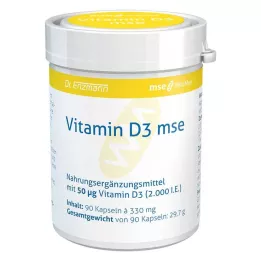 VITAMIN D3 MSE cápsulas, 90 unidades