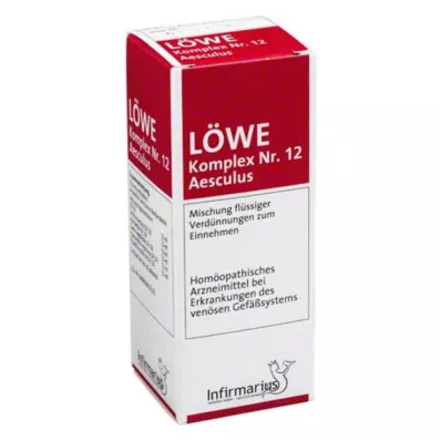 LÖWE KOMPLEX Gotas Aesculus No.12, 50 ml LÖWE KOMPLEX Gotas Aesculus No.12, 50 ml