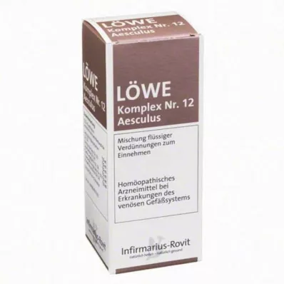 LÖWE KOMPLEX No.12 Gotas de Aesculus, 100 ml