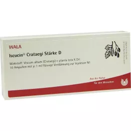 ISCUCIN crataegi Força D Ampolas, 10X1 ml