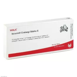 ISCUCIN crataegi Strength E Ampolas, 10X1 ml