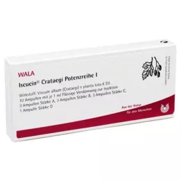 ISCUCIN ampolas crataegi potência série I, 10X1 ml