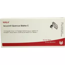ISCUCIN quercus Strength C Ampolas, 10X1 ml