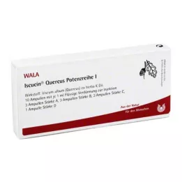 ISCUCIN ampolas quercus potência série I, 10X1 ml
