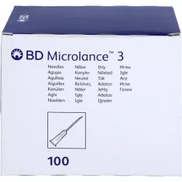 BD MICROLANCE Cânula 18 G 1 1/2 40 mm trans., 100 peças