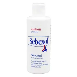 SEBEXOL Shampoo anti-oleosidade para pele e cabelos, 150 ml