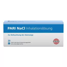 PARI Ampolas de solução inalatória de NaCl, 20X2,5 ml