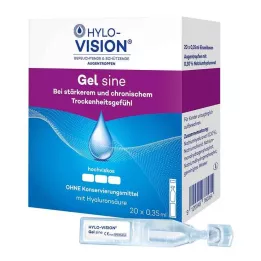 HYLO-VISION Pipetas de gel seno monodose, 20X0,35 ml