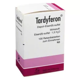 TARDYFERON Comprimidos de liberação prolongada, 100 unidades