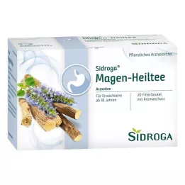 SIDROGA Sacos de filtro para chá de cura estomacal, 20X2,25 g