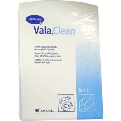 VALACLEAN Luvas de lavagem básicas, 50 peças