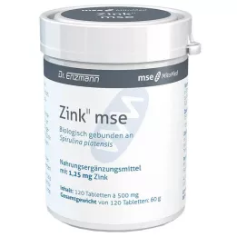 ZINK II MSE Comprimidos de 1,25 mg, 120 unidades