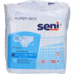 SUPER SENI Cuecas para incontinência tamanho XS, 12X10 peças