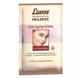 LUVOS Cosméticos naturais com máscara antienvelhecimento de argila cicatrizante, 2X7,5 ml