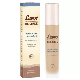 LUVOS Cosméticos naturais com fluido facial de argila cicatrizante, 50 ml