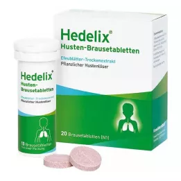 HEDELIX Comprimidos efervescentes para tosse, 20 unidades