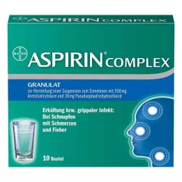 ASPIRIN COMPLEX Btl.m.Gran.z.Herst.e.Susp.z.Einn., 10 peças