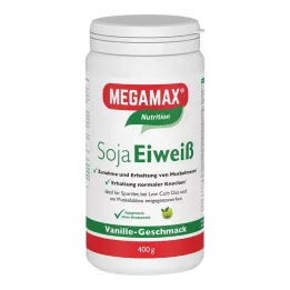 MEGAMAX Proteína de Soja Baunilha em Pó, 400 g