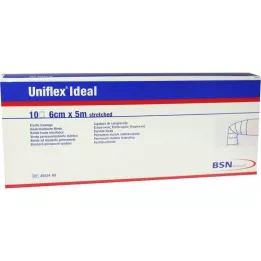 UNIFLEX bandagens ideais 6 cmx5 m brancas soltas, 10 unid