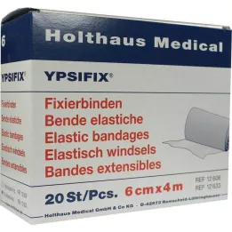 FIXIERBINDE Elástico Ypsifix 6 cmx4 m solto, 20 unidades