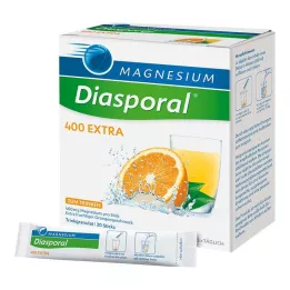 MAGNESIUM DIASPORAL 400 Grânulos Extra para Beber, 20 unidades
